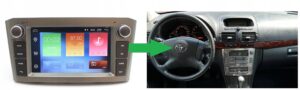 RADIO NAWIGACJA GPS TOYOTA AVENSIS 2003-2008 T25 8/128 GB