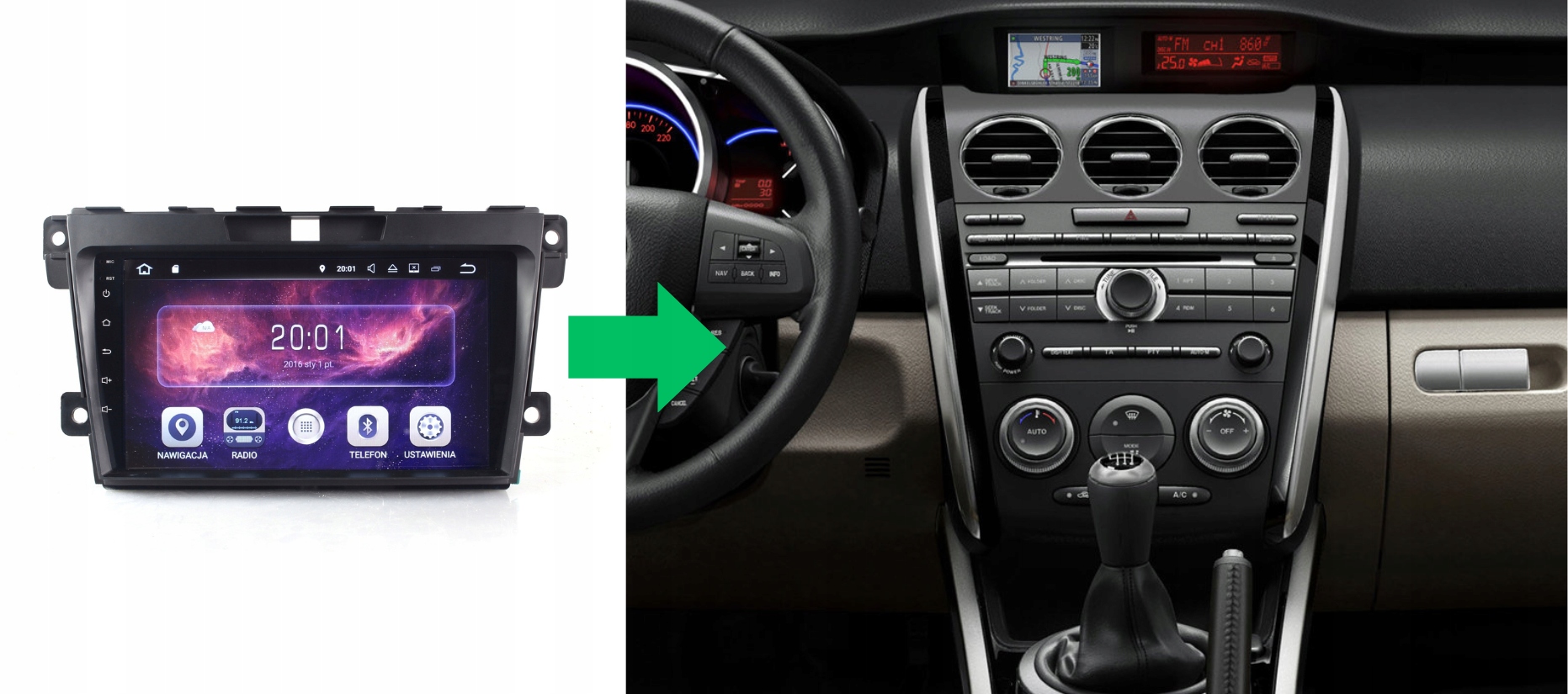 RADIO NAWIGACJA GPS MAZDA CX-7 2007+ BOSE ANDROID 8/128 GB 5 RADIO NAWIGACJA GPS MAZDA CX-7 2007+ BOSE ANDROID 8/128 GB