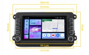 RADIO NAWIGACJA GPS SEAT LEON II 2005-2012 ANDROID 8/128 GB