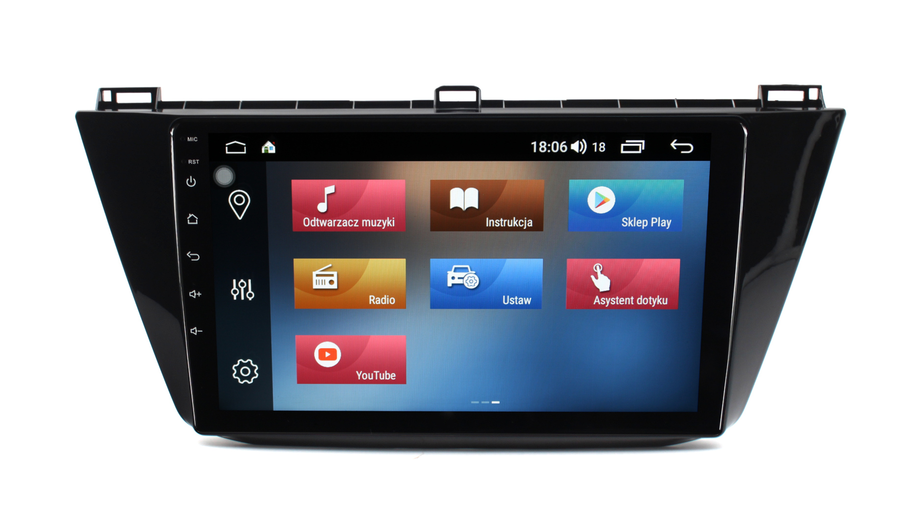 RADIO NAWIGACJA GPS VOLKSWAGEN TOURAN 2017+ ANDROID 4/64 GB