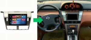 RADIO NAWIGACJA GPS NISSAN X-TRAIL 2000-2002 ANDROID 2/64 GB