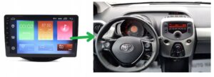 RADIO NAWIGACJA GPS TOYOTA AYGO II 2014-2021 ANDROID 4/64 GB