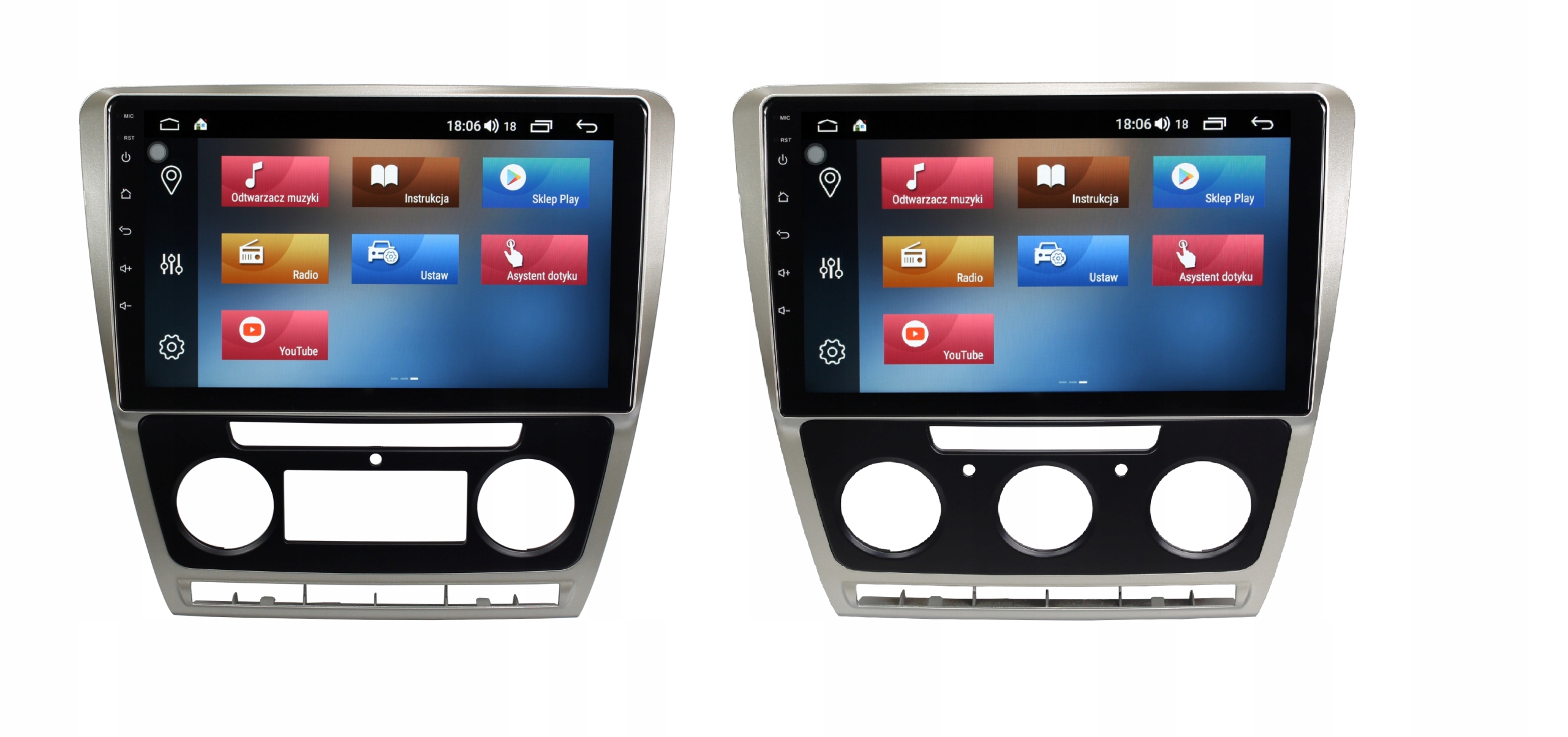 RADIO NAWIGACJA GPS SKODA OCTAVIA II 2004-2013 ANDROID 8/128 GB