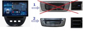 RADIO NAWIGACJA GPS CITROEN C1 2005-2014 ANDROID 11,5 CALA 8/128 GB