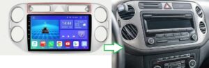 RADIO NAWIGACJA GPS VOLKSWAGEN GOLF PLUS 2005-2014 ANDROID CARPLAY 8/128 GB