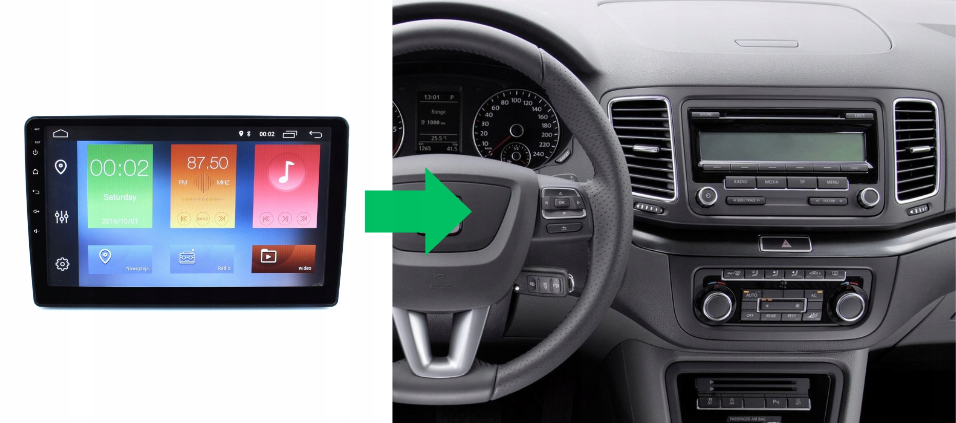 RADIO NAWIGACJA GPS SEAT ALHAMBRA II 2010-2015 ANDROID 8/128 GB 5 RADIO NAWIGACJA GPS SEAT ALHAMBRA II 2010-2015 ANDROID 8/128 GB