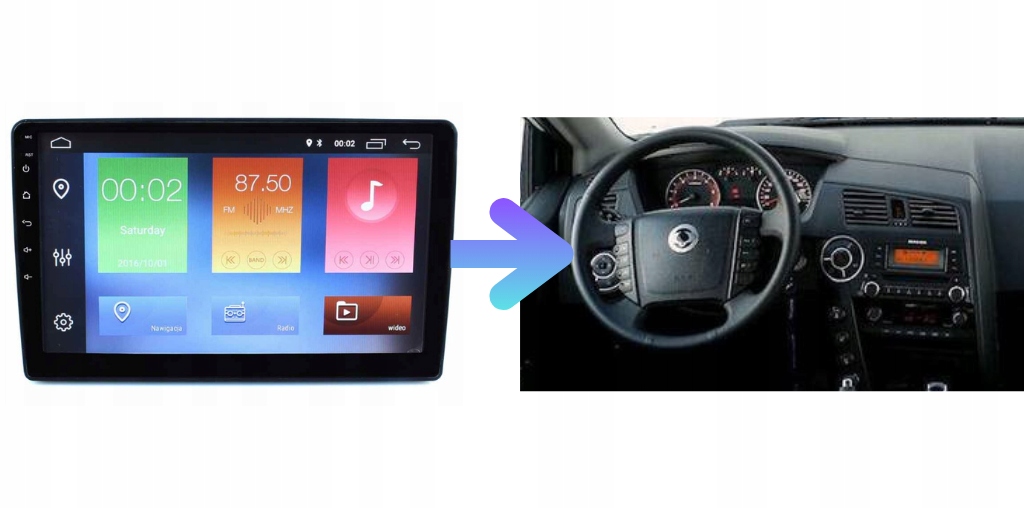 RADIO NAWIGACJA GPS SSANGYONG ACTYON KYRON 2005-2013 ANDROID 8/128 GB 5 RADIO NAWIGACJA GPS SSANGYONG ACTYON KYRON 2005-2013 ANDROID 8/128 GB