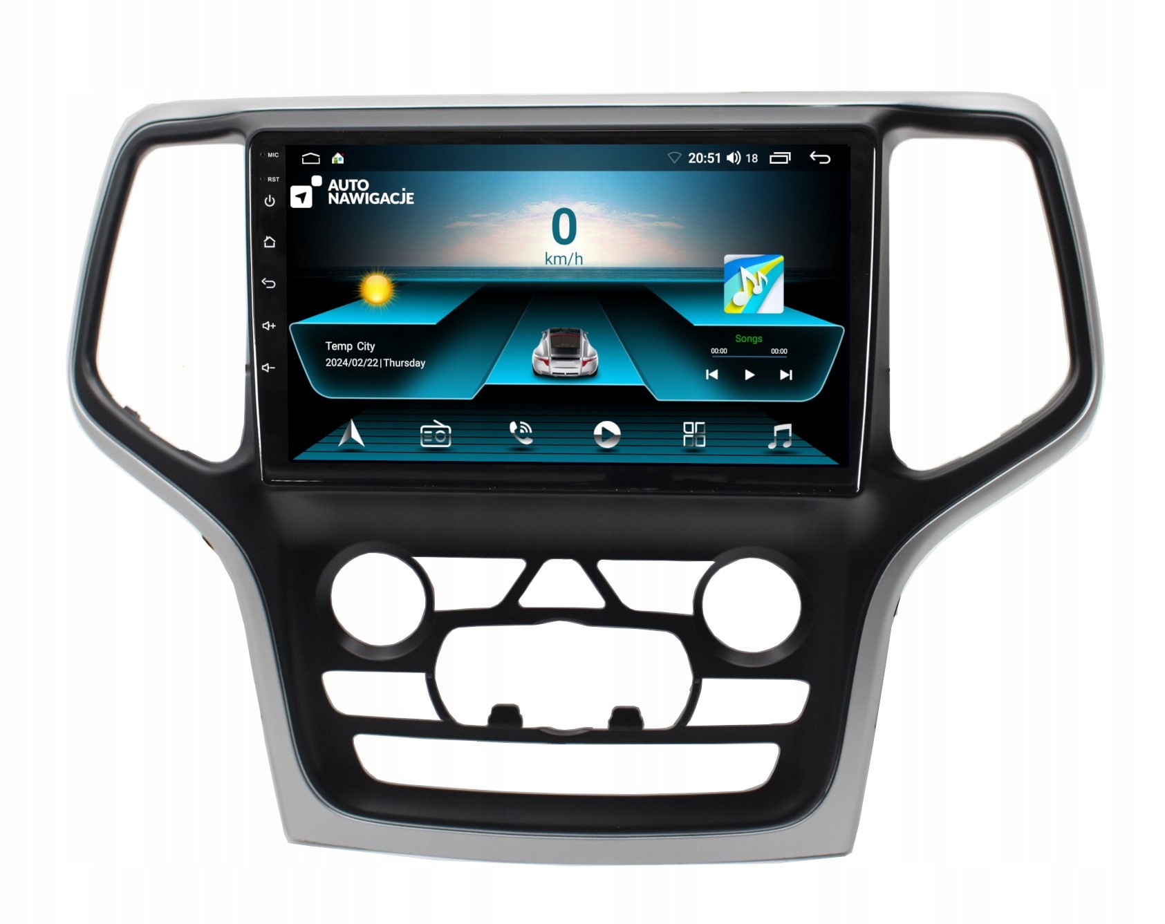RADIO NAWIGACJA GPS JEEP GRAND CHEROKEE IV 2014-2020 ANDROID 2/64 GB