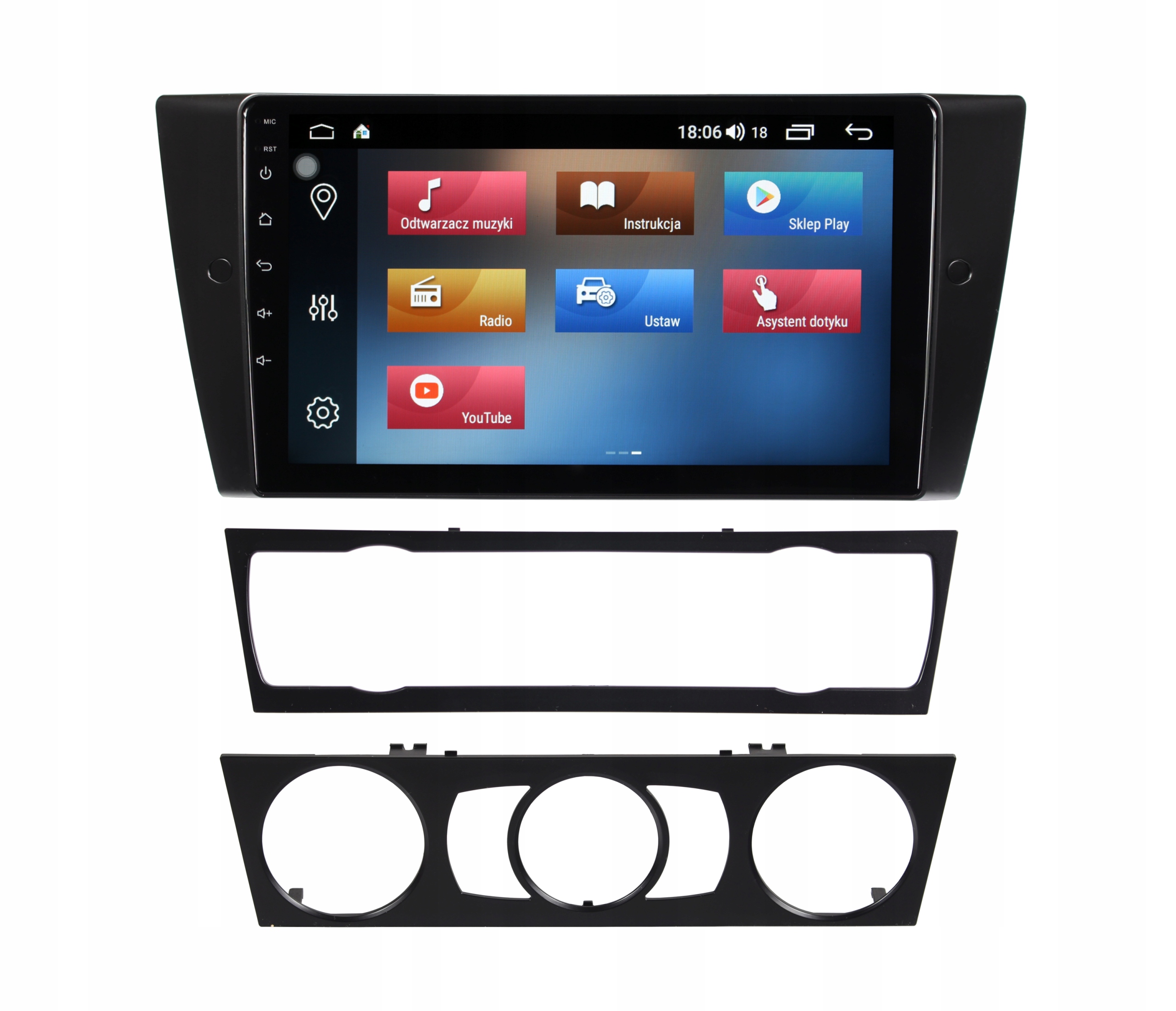 RADIO NAWIGACJA GPS BMW 3 E90 / E91 / E92 / E93 2009-2012 ANDROID 2/64 GB