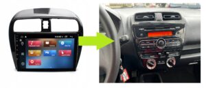 RADIO NAWIGACJA GPS MITSUBISHI SPACE STAR 2012-2021 ANDROID 4/64 GB