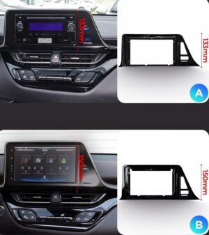 RADIO NAWIGACJA GPS TOYOTA C-HR CH-R CHR 2016-2020 do wersji niskiej 13cm 4/64 GB
