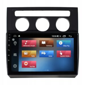 RADIO NAWIGACJA GPS VOLKSWAGEN TOURAN ANDROID 4/64 GB