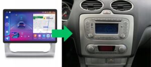 RADIO NAWIGACJA GPS FORD FOCUS 2004-2011 ANDROID 11,5 CALA 4/64 GB