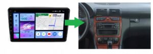 RADIO NAWIGACJA MERCEDES BENZ W203 C KLASA 2000-2004 ANDROID 8/128 GB