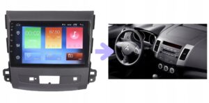 RADIO NAWIGACJA GPS MITSUBISHI OUTLANDER 2006-2012 ANDROID CARPLAY 2/64 GB
