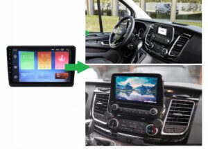 RADIO NAWIGACJA GPS FORD TRANSIT TOURNEO CUSTOM 2018-2023 ANDROID 8/128 GB