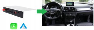 82618cbad2472b1ea70ce31c4f9704e3.jpg MODUŁ CARPLAY ANDROID AUTO AUDI A1 / Q3 2012-2018 pod system MMI 2G