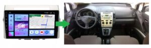 RADIO NAWIGACJA GPS TOYOTA COROLLA VERSO 2004-2009 ANDROID 8/128 GB