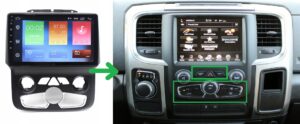 RADIO NAWIGACJA GPS DODGE RAM IV 1500 / 2500 2013-2018 ANDROID 2/64 GB