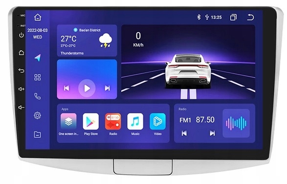 RADIO NAWIGACJA GPS VOLKSWAGEN PASSAT B7 2010-2015 ANDROID CARPLAY 4/64 GB