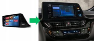 RADIO NAWIGACJA GPS TOYOTA C-HR CH-R CHR 2016-2020 do wersji niskiej 13cm 4/64 GB