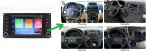RADIO NAWIGACJA VOLKSWAGEN TOUAREG T5 Multivan 2004-2010 ANDROID Carplay 8/128 GB