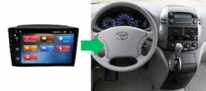 RADIO NAWIGACJA GPS TOYOTA SIENNA 2004-2010 ANDROID 2/64 GB