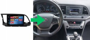 RADIO NAWIGACJA GPS HYUNDAI ELANTRA 2016-2018 ANDROID CARPLAY 4/64 GB