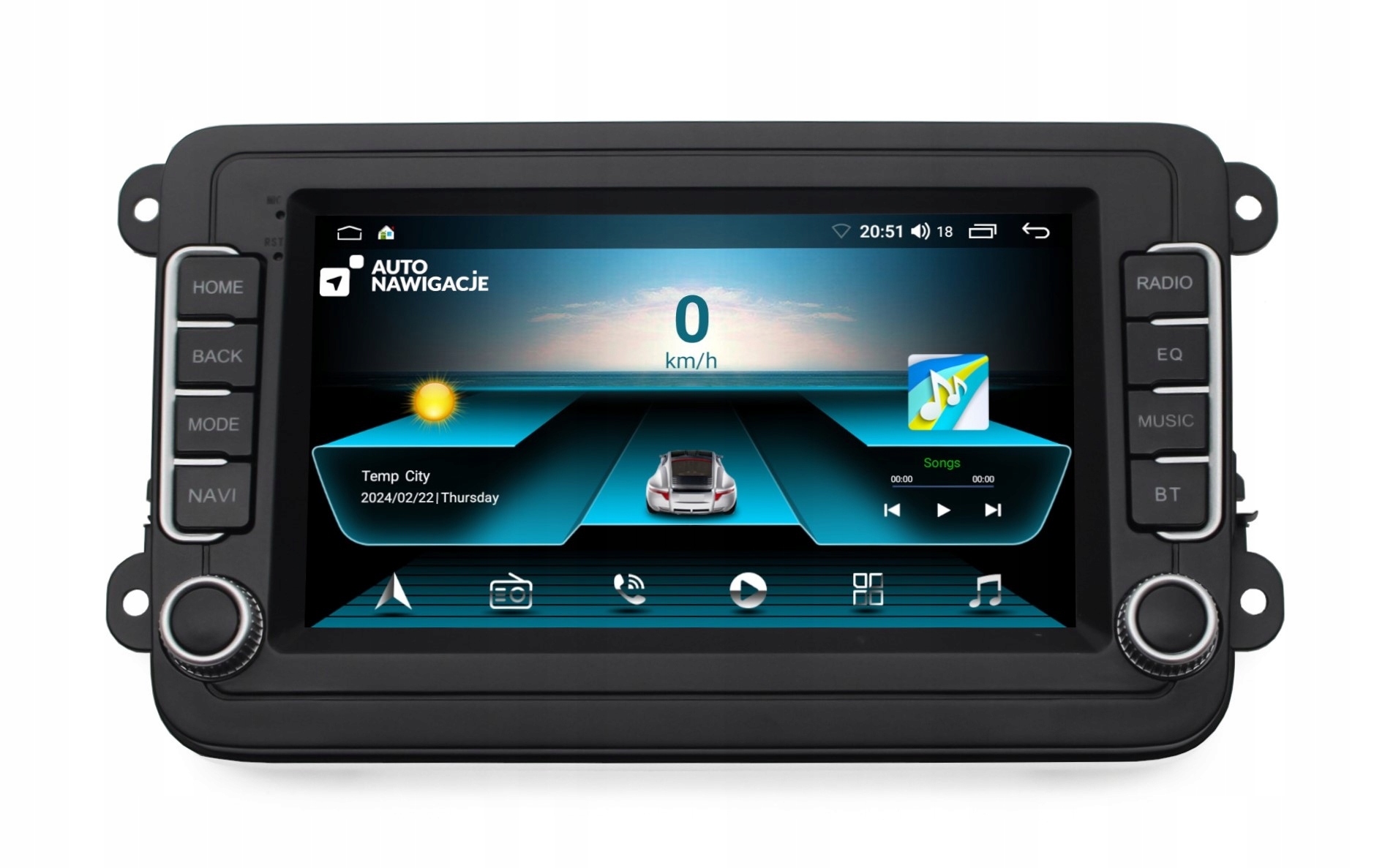 RADIO NAWIGACJA GPS SEAT TOLEDO MK4 2011-2015 ANDROID 2/32 GB