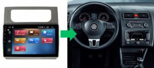RADIO NAWIGACJA GPS VOLKSWAGEN TOURAN 2011-2015 ANDROID 4/64 GB