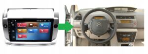 RADIO NAWIGACJA GPS CITROEN C4 2004-2010 ANDROID 2/64 GB