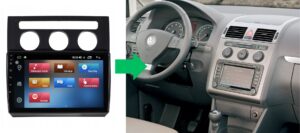 RADIO NAWIGACJA GPS VOLKSWAGEN TOURAN ANDROID 8/128 GB