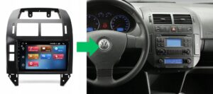 RADIO NAWIGACJA GPS VOLKSWAGEN POLO IV 2001-2009 ANDROID 8/128 GB