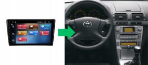 RADIO NAWIGACJA GPS TOYOTA AVENSIS T25 2003-2008 ANDROID 8/128 GB