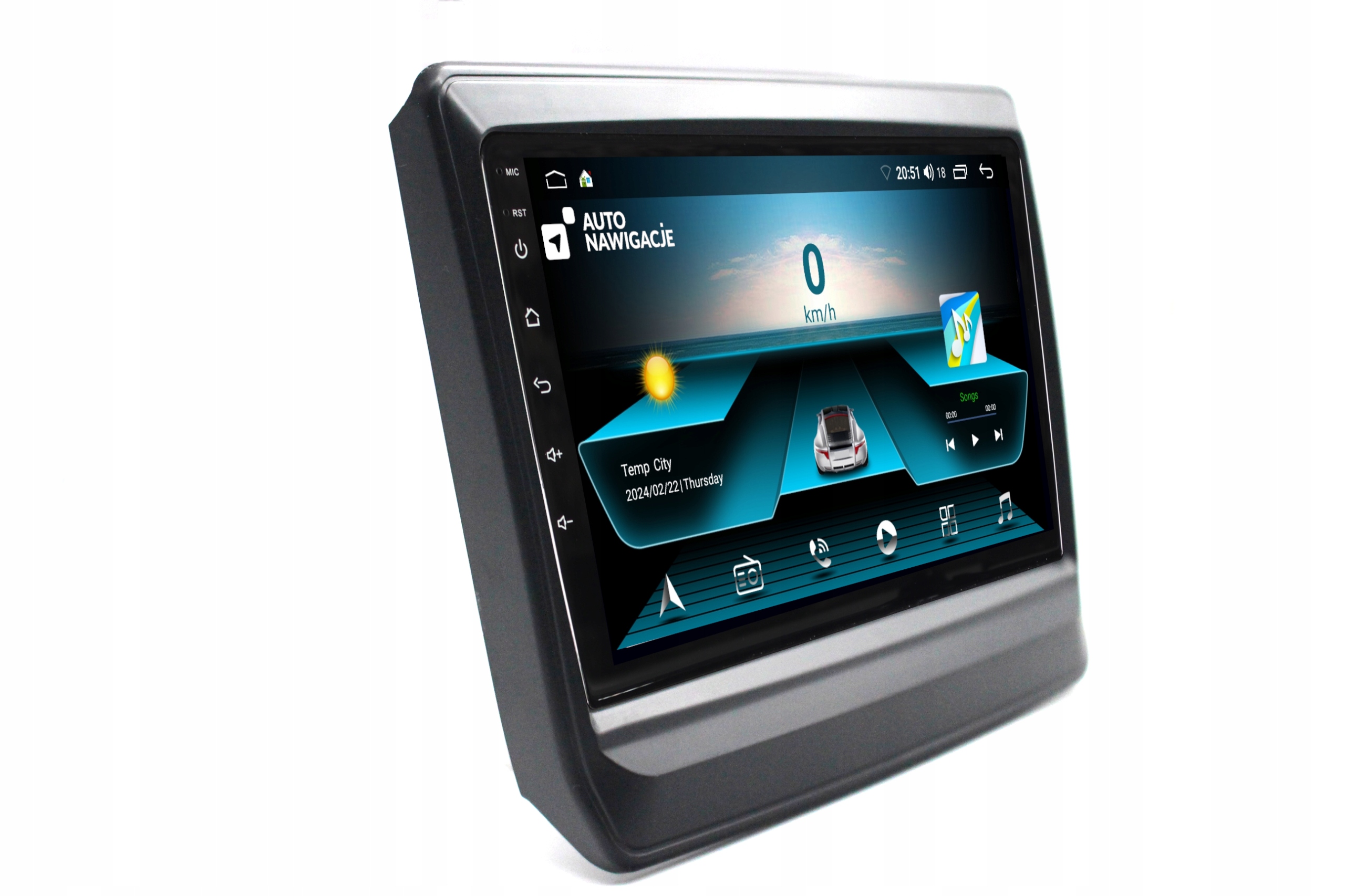 RADIO NAWIGACJA GPS ISUZU D-MAX 2020+ ANDROID 2/64 GB