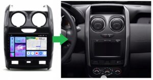 RADIO NAWIGACJA GPS DACIA DUSTER 2014-2017 ANDROID CARPLAY 8/128 GB
