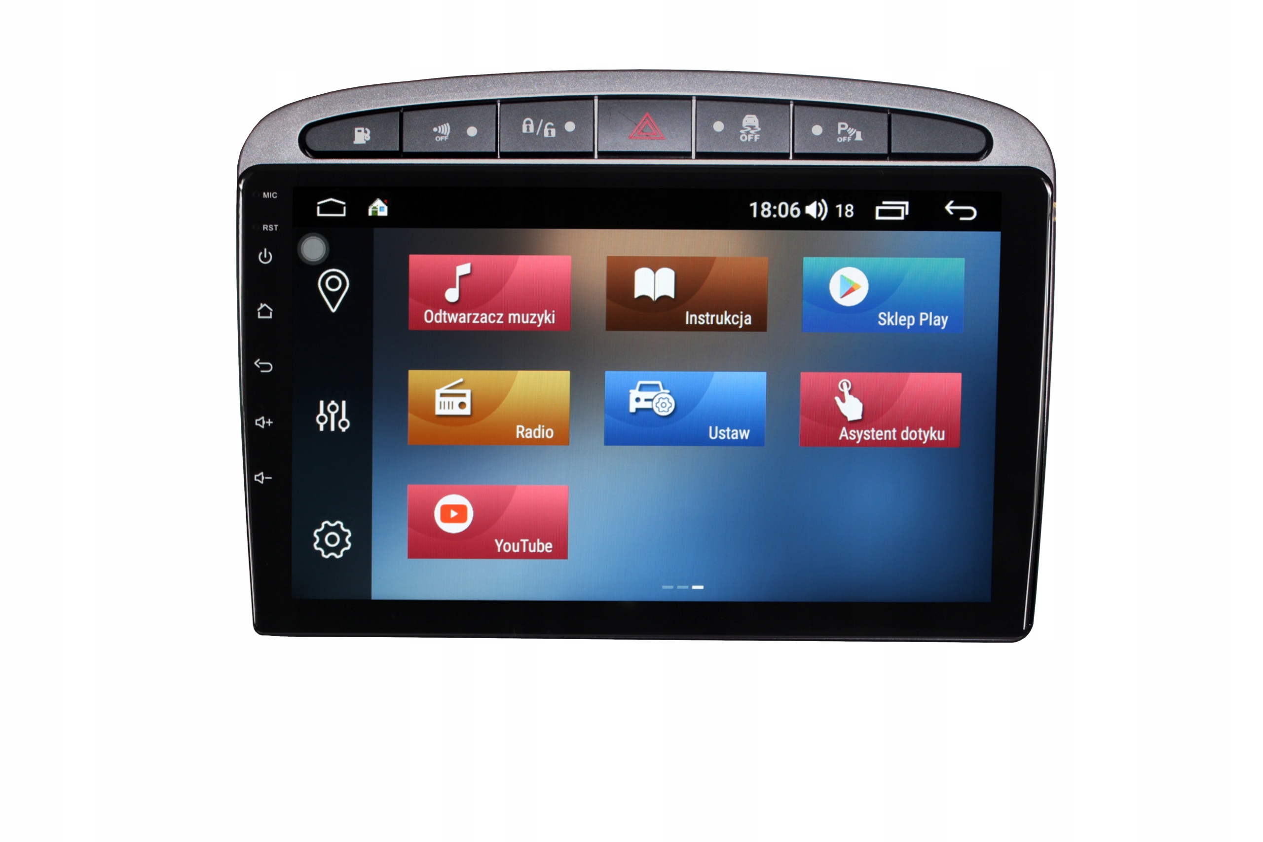 RADIO NAWIGACJA GPS PEUGEOT 408 2010-2014 ANDROID 2/64 GB