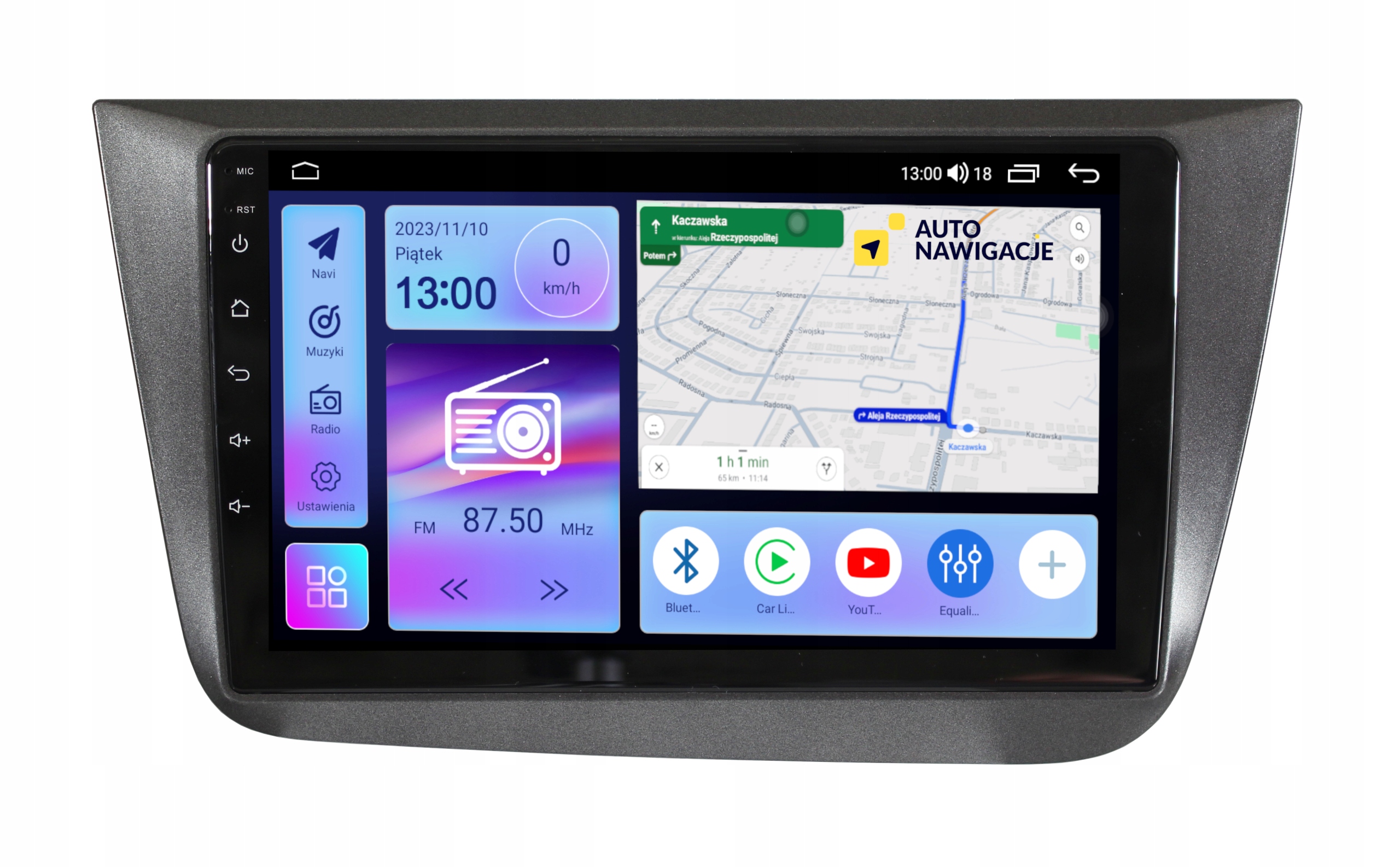 RADIO NAWIGACJA GPS SEAT ALTEA 2004-2012 ANDROID 4/64 GB