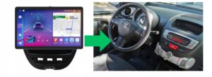 RADIO NAWIGACJA GPS CITROEN C1 2005-2014 ANDROID 11,5 CALA 4/64 GB