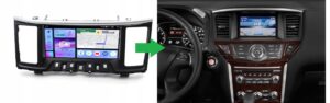 RADIO NAWIGACJA GPS NISSAN PATHFINDER 2012-2020 ANDROID CARPLAY 8/128 GB