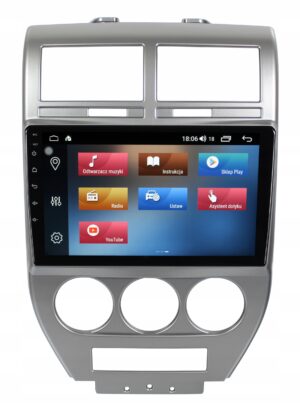 RADIO NAWIGACJA GPS JEEP COMPASS 2006-2010 ANDROID 4/64 GB