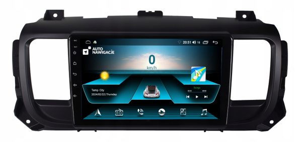 RADIO NAWIGACJA GPS PEUGEOT EXPERT 2016-2021 ANDROID 2/64 GB