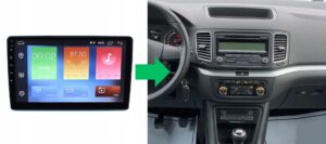 RADIO NAWIGACJA GPS VOLKSWAGEN SHARAN 2005-2014 ANDROID 4/64 GB
