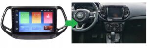 RADIO NAWIGACJA GPS JEEP COMPASS 2016+ ANDROID 4/64 GB