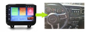 RADIONAWIGACJA GPS JEEP WRANGLER 2017-2021 ANDROID 8/128 GB