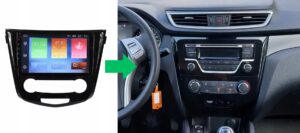 d03175865005406e4e5e6a75ddbdf70e.jpg RADIO NAWIGACJA GPS NISSAN QASHQAI 2, X-TRAIL 2014+ ANDROID klima manualna 4/64 GB