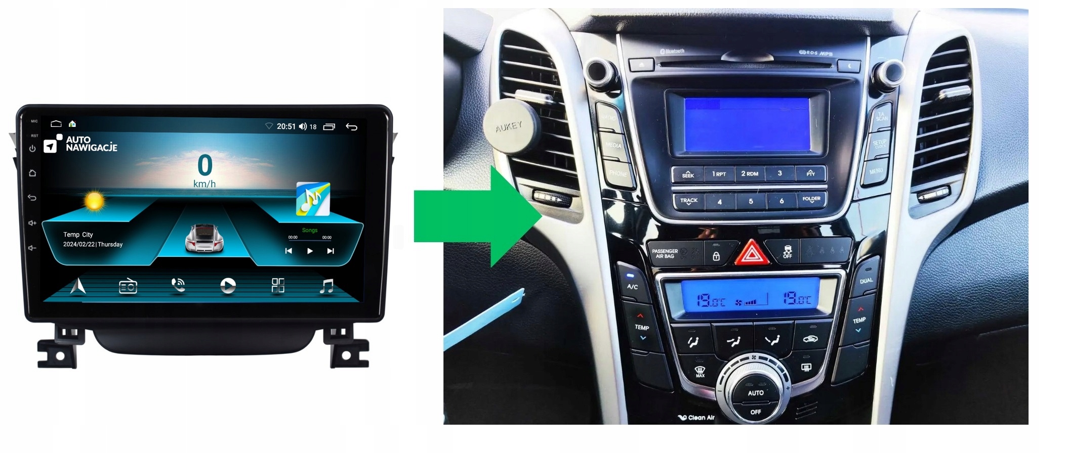 RADIO NAWIGACJA GPS HYUNDAI I30 2011-2017 ANDROID 2/64 GB 5 RADIO NAWIGACJA GPS HYUNDAI I30 2011-2017 ANDROID 2/64 GB