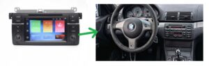 RADIO NAWIGACJA GPS BMW 3 E46 1999-2005 ANDROID 4/64 GB