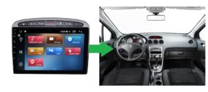 RADIO NAWIGACJA GPS PEUGEOT 408 2010-2014 ANDROID 2/64 GB