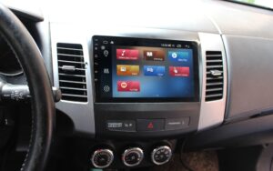 RADIO NAWIGACJA GPS MITSUBISHI OUTLANDER 2006-2012 ANDROID CARPLAY 2/64 GB